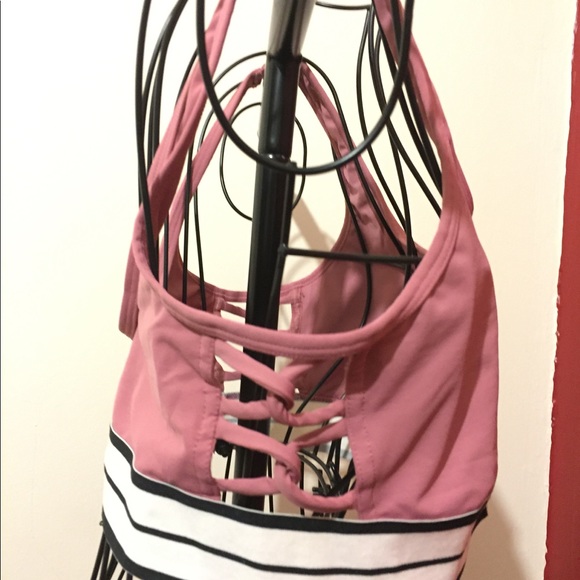 SOLD Victoria Secret Pink Caged Sport's Bra - Picture 4 of 5